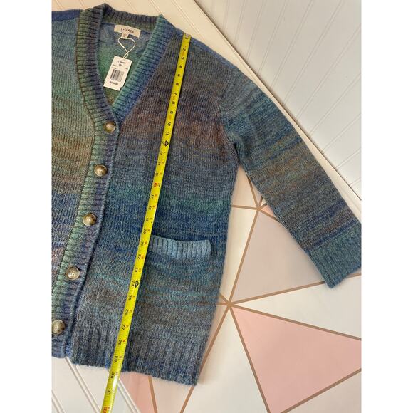 NWT l*space Zoe Beach Ombre Cardigan Sweater Oversized Layer Topper Size M/L - Picture 5 of 7